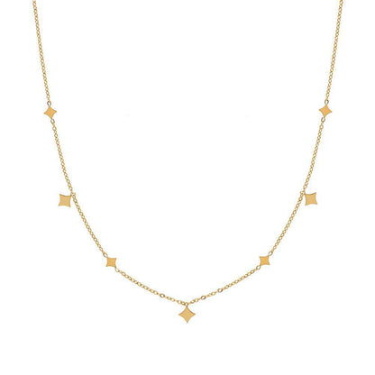 Star collarbone necklace