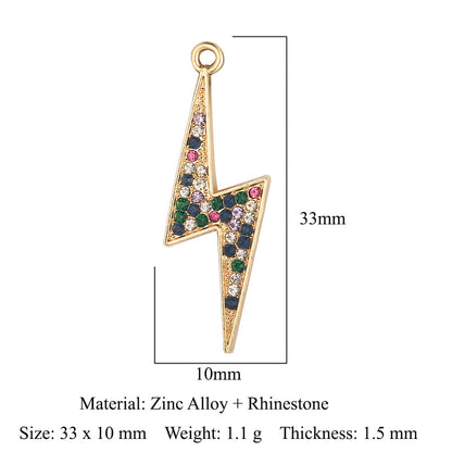 5 pcs/pack butterfly sun alloy pendant