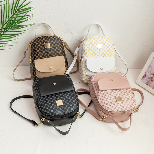 Korean version backpack, women's bag.