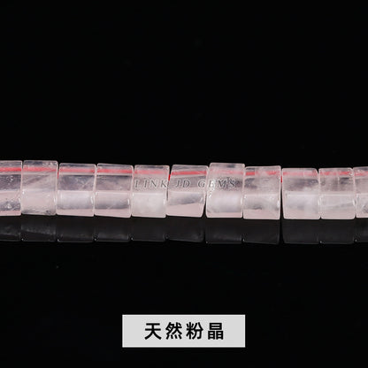 5Mm natural crystal agate rectangular loose beads