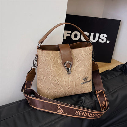 Fashion Printed Tote Bucket Bag