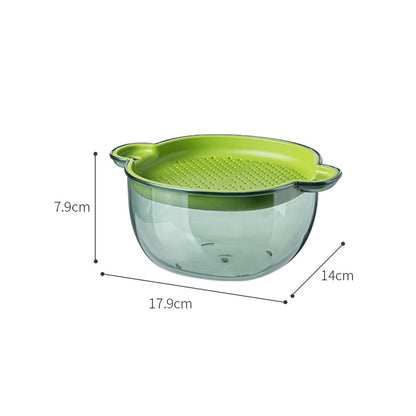 Double-Layer Plastic Draining Basket