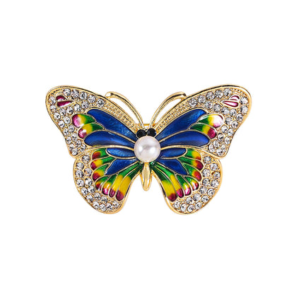 Butterfly brooch enamel craft