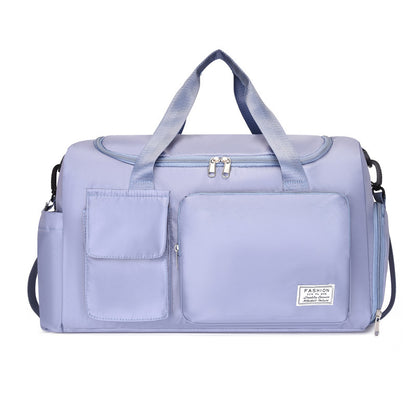 Dry and wet separation fitness bag travel bag