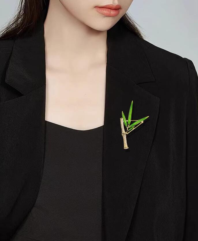 Bamboo Brooch Female