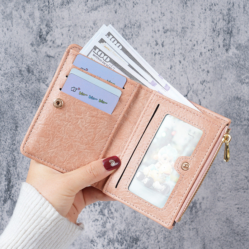 New retro wallet ins women