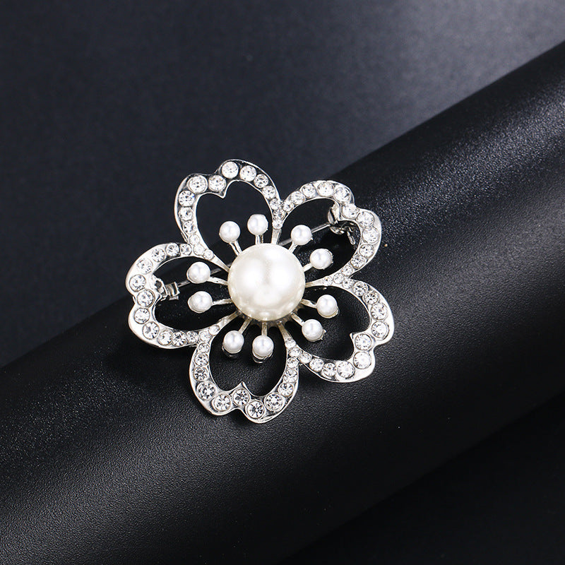 Accessories Butterfly Pearl Brooch