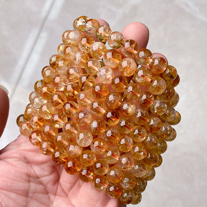 Natural citrine citrine bracelet