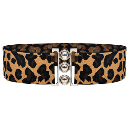 waist seal female leopard print