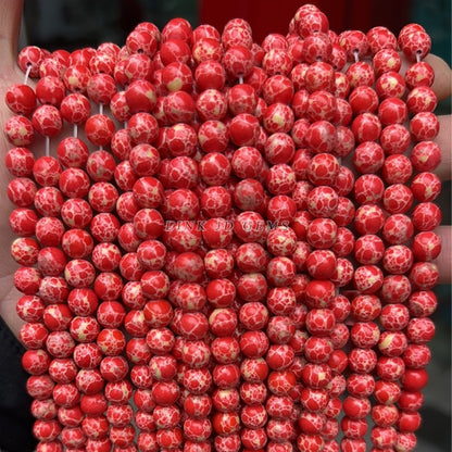 Shoushan stone synthetic snake skin stone loose beads