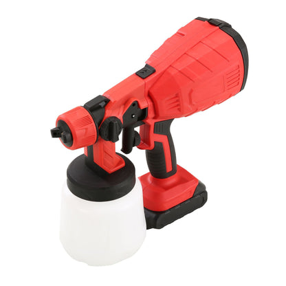 18V Li-ion Brushed Paint Gun Adjustable Latex/Oil