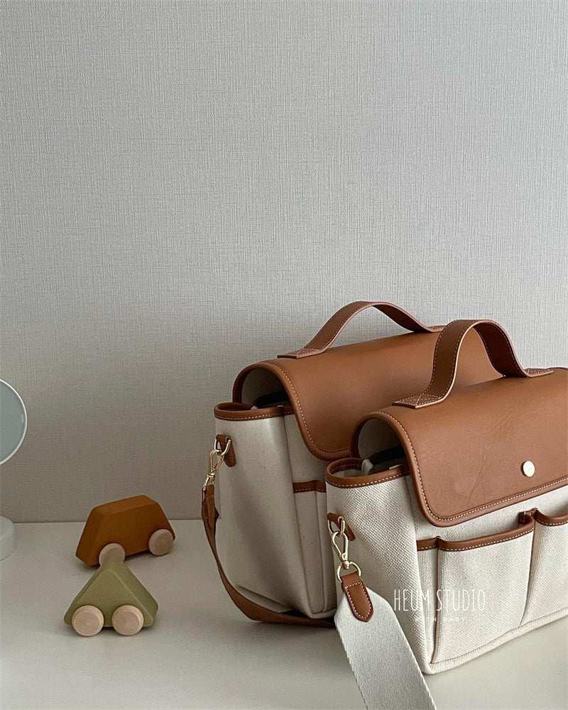 Large capacity multifunctional leisure mother and baby bag