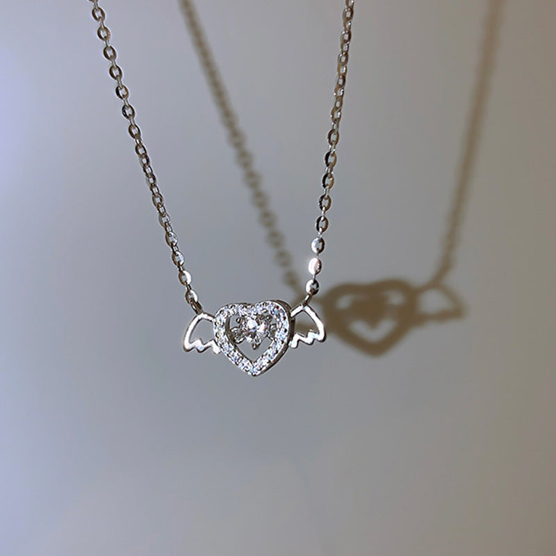 Cupid Heart Necklace Women