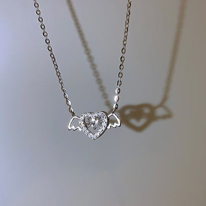 Cupid Heart Necklace Women