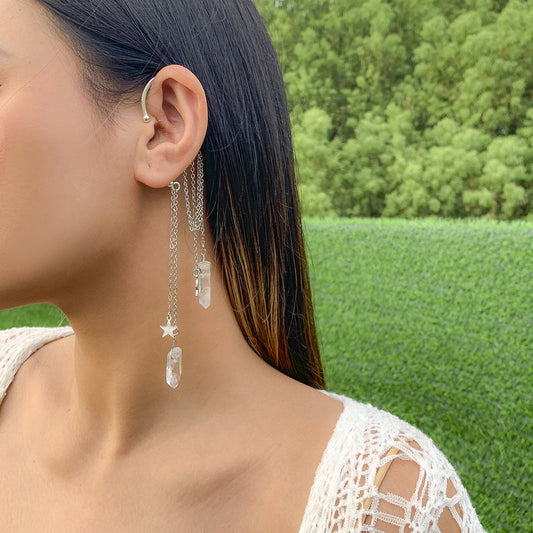 Star tassel versatile ear clips