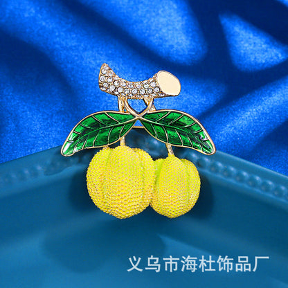 Durian brooch