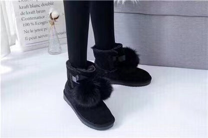 Thickened thermal snow boots