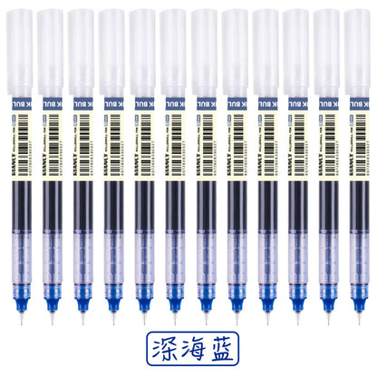 Color neutral straight liquid ballpoint pen