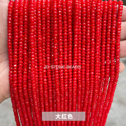 2 * 4Mm chalcedony abacus beads