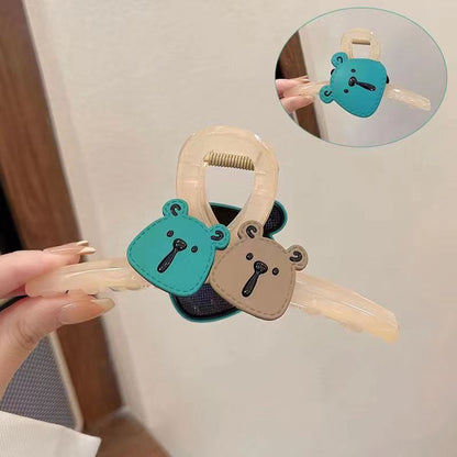 Cute double-sided bear grab clip