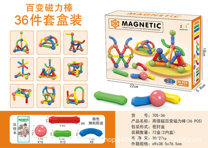 Magnetic Stick Building Blocks Kids Educational Toy