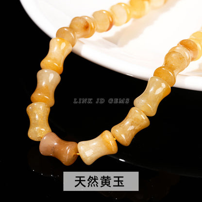 8 * 12Mm natural jade crystal bamboo beads loose beads