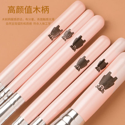 CZ 6-Piece Pink Makeup Brush Set