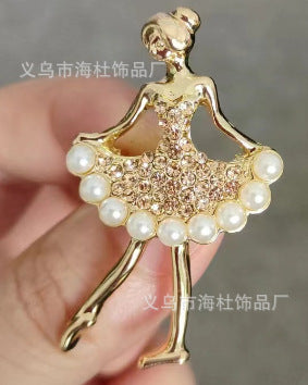 Gymnast brooch