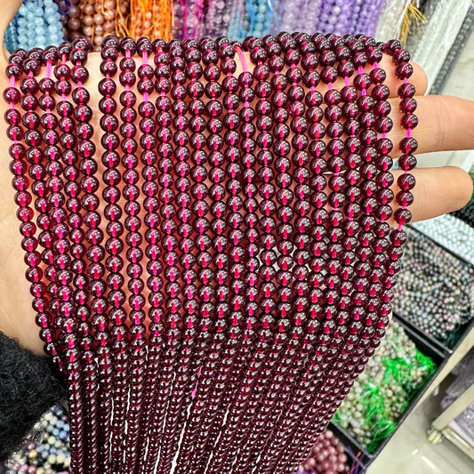 Special grade garnet loose beads