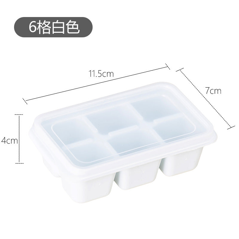 Silicone Ice Cube Tray with Lid