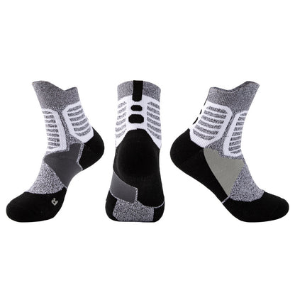 Adult Mid-Calf Basketball Socks Towel Bottom