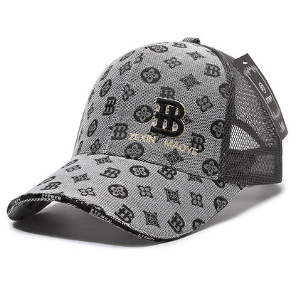 Luxury Mesh Embroidered Duckbill Cap