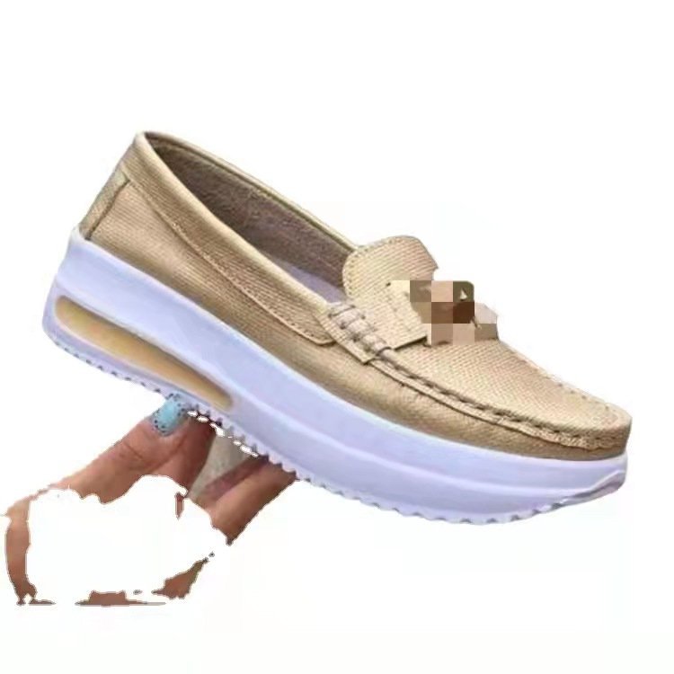 PU shallow mouth women's flat-soled single shoes