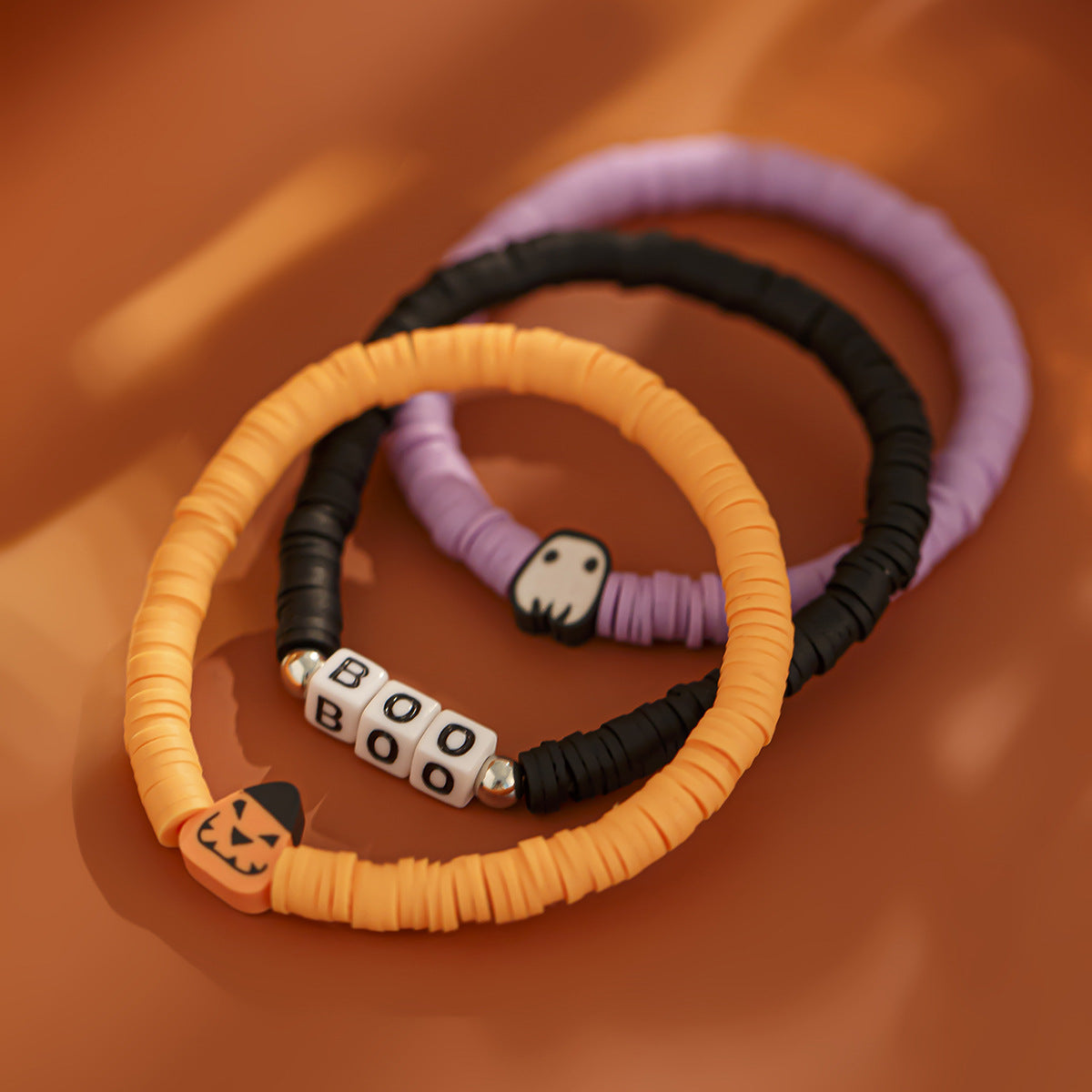 Dark Wind Pumpkin Head Letter Bracelet