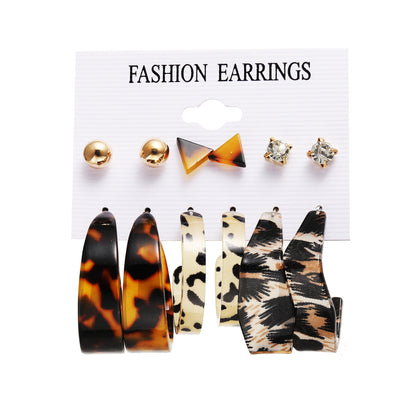 New vintage earrings set 6 pairs