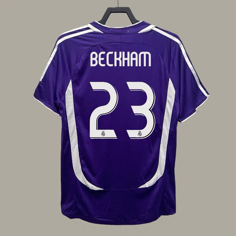 06-07 Real Madrid Retro Home Away Ronaldo Beckham Ra¨²l Guti Jersey