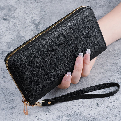 Long zipper multi-function wallet