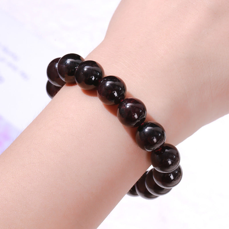 Natural Starlight Purple Teeth Black Bracelet