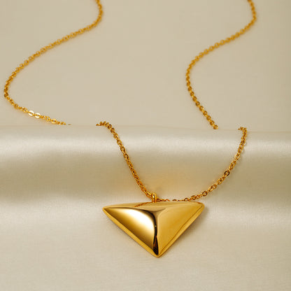 Triangle Pendant Necklace Jewelry