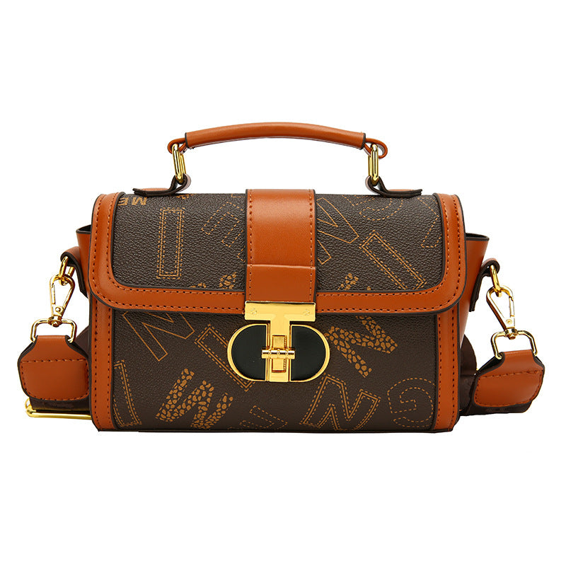 Popular contrasting messenger bag