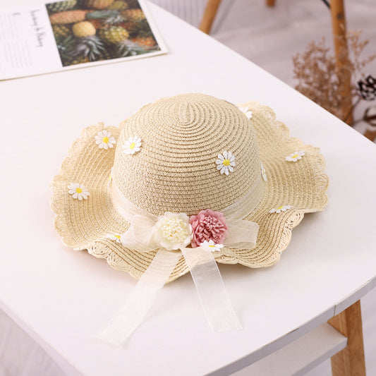 Fairy Family Sun Hat Crossbody Bag Set Girls' Beach Straw Hat