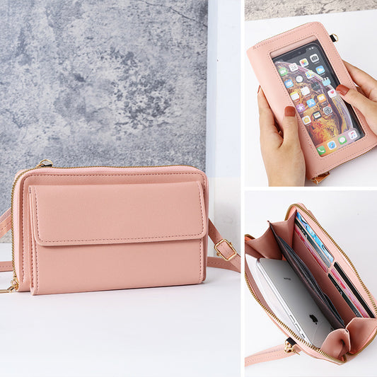 Fashion zipper horizontal wallet