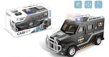 Fingerprint Money Bank, Construction Vehicle Design, Password Safe for Boys and Girls