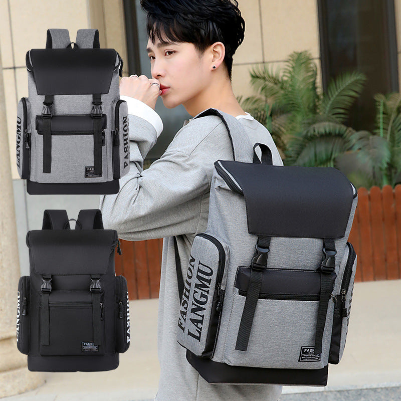 Casual computer backpack schoolbag