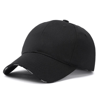 Gorra de béisbol sencilla con protección solar 