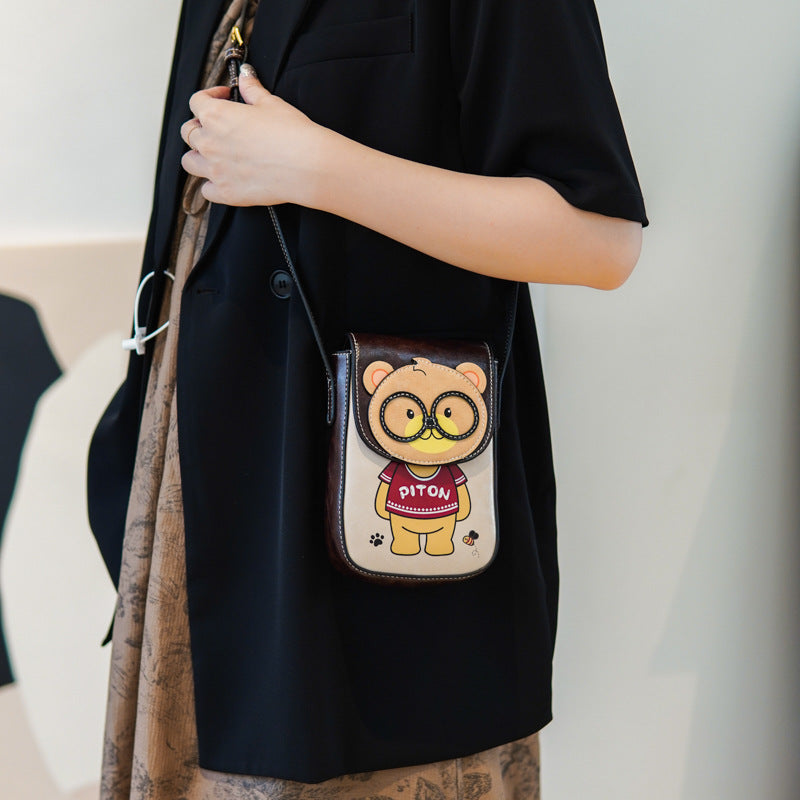 New fashionable classic bear mobile phone bag