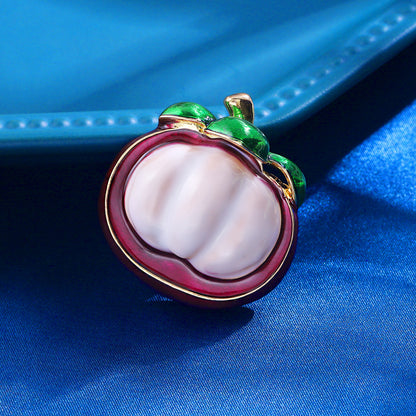 Fruit brooch alloy