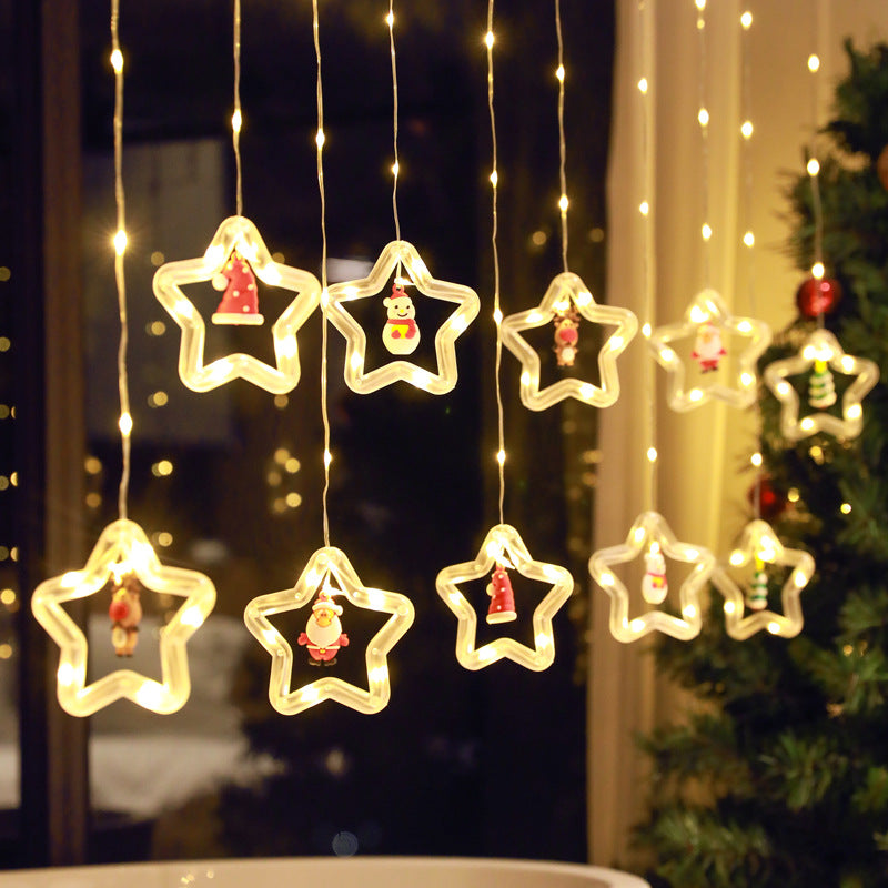 Christmas decoration store LED string lights star lights