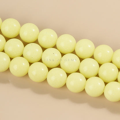 Luminous stone loose beads fluorescent stone beads