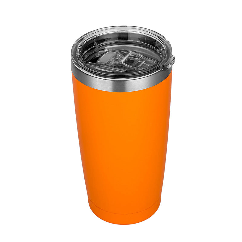 Double-layer stainless steel thermal insulation straw cup